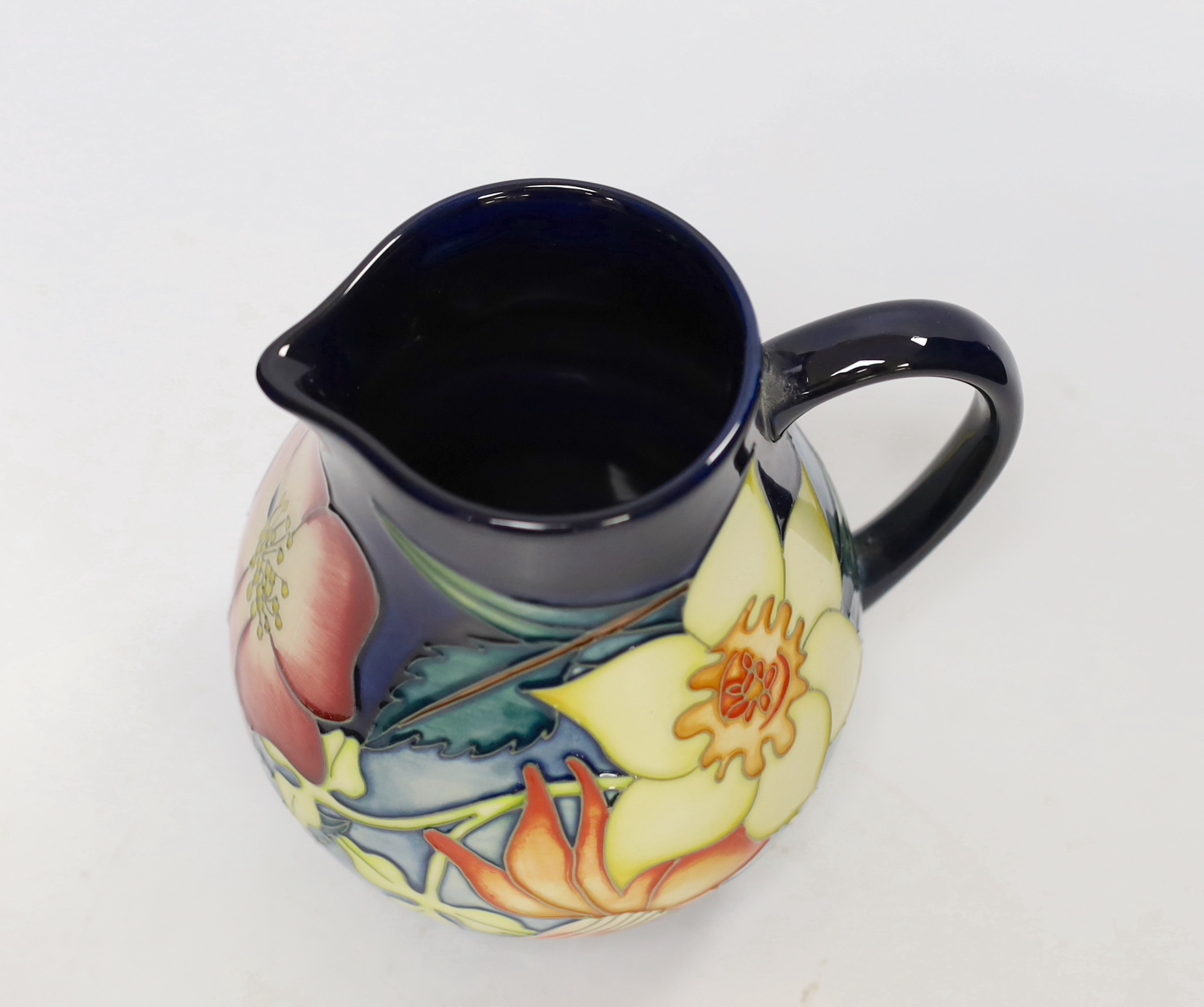 A Moorcroft Golden Jubilee jug, 15cm high, boxed